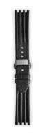 Bracelet de montre Rado R7601812 / R070870810 Cuir Noir 20mm